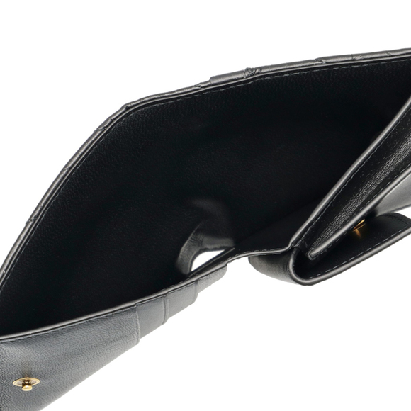 BALENCIAGA Wallet Bifold CRUSH Flap Card Wallet - Picture 6 of 8